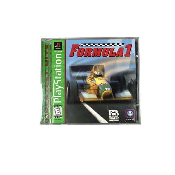 Formula 1 Greatest Hits (Sony PlayStation 1, 1996) Authentic, CIB, Tested - Picture 1 of 3